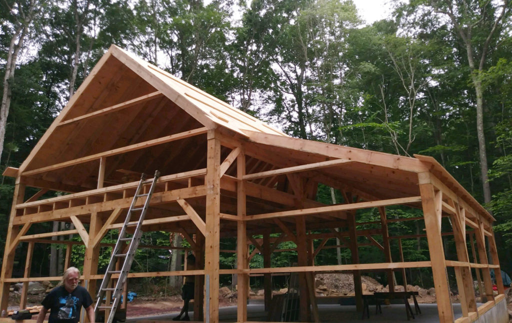 Heritage Post and Beam Barn Construction