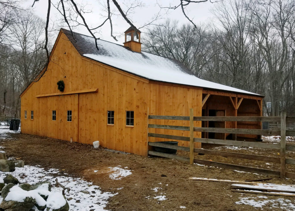 Heritage Post and Beam Horse Barn