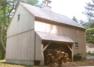 Heritage Post and Beam Country Barn Construction