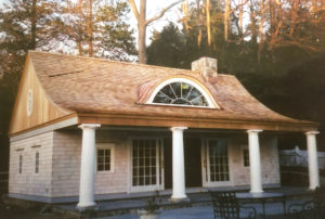 post and beam pool house